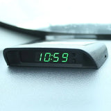 Portable Car Dashboard Clock – Solar Digital LCD Clock with Backlight & Temperature Display for Auto Interior