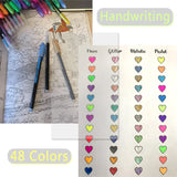 48-Color Sketch Pen Marker Set – Dual-Tip Art & Drawing Pens for School & Hobby 🎨