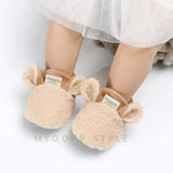 Lioraitiin Winter Toddler Crib Shoes – Warm Newborn Infant Sneakers with Soft Sole, Cozy Baby Boy & Girl Footwear
