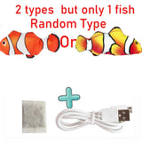 USB Rechargeable Floppy Fish Cat Toy – Interactive Electric Chew & Bite Toy for Cats, Realistic Motion Play Pet Supplies