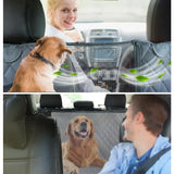 Petravel Dog Car Seat Cover – Waterproof Car Hammock, Rear Back Seat Protector & Safety Carrier Mat for Dogs and Pets
