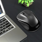Logitech M325s/M235 Wireless Mouse – 2.4G USB Mouse with 3 Buttons, 1000 DPI Optical Sensor & Contour Shape with Rubber Grip