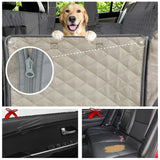 Petravel Dog Car Seat Cover – Waterproof Car Hammock, Rear Back Seat Protector & Safety Carrier Mat for Dogs and Pets