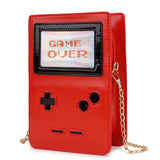 Fun Fashion Pink “Game Machine” Clutch & Crossbody Shoulder Bag for Women