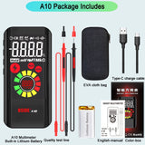 BSIDE Professional Digital Multimeter – Smart 9999 Counts EMF Multitester with DC/AC Voltage, Resistance, Capacitor, Diode & Live Wire Testing