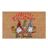 Colorful Christmas Welcome Mat – Fun Outside Entrance Doormat Rug for Home Decor 🎄✨