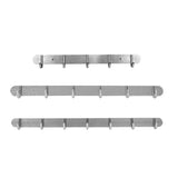 Multi-Hook Wall Rack – 5/6/7 Holes, Wall-Mounted Hooks for Coats, Towels, Hats & Bags