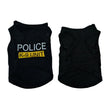 Pet Police Vest – Soft Polyester T-Shirt Jacket for Dogs (Breathable & Stylish Casual Wear)