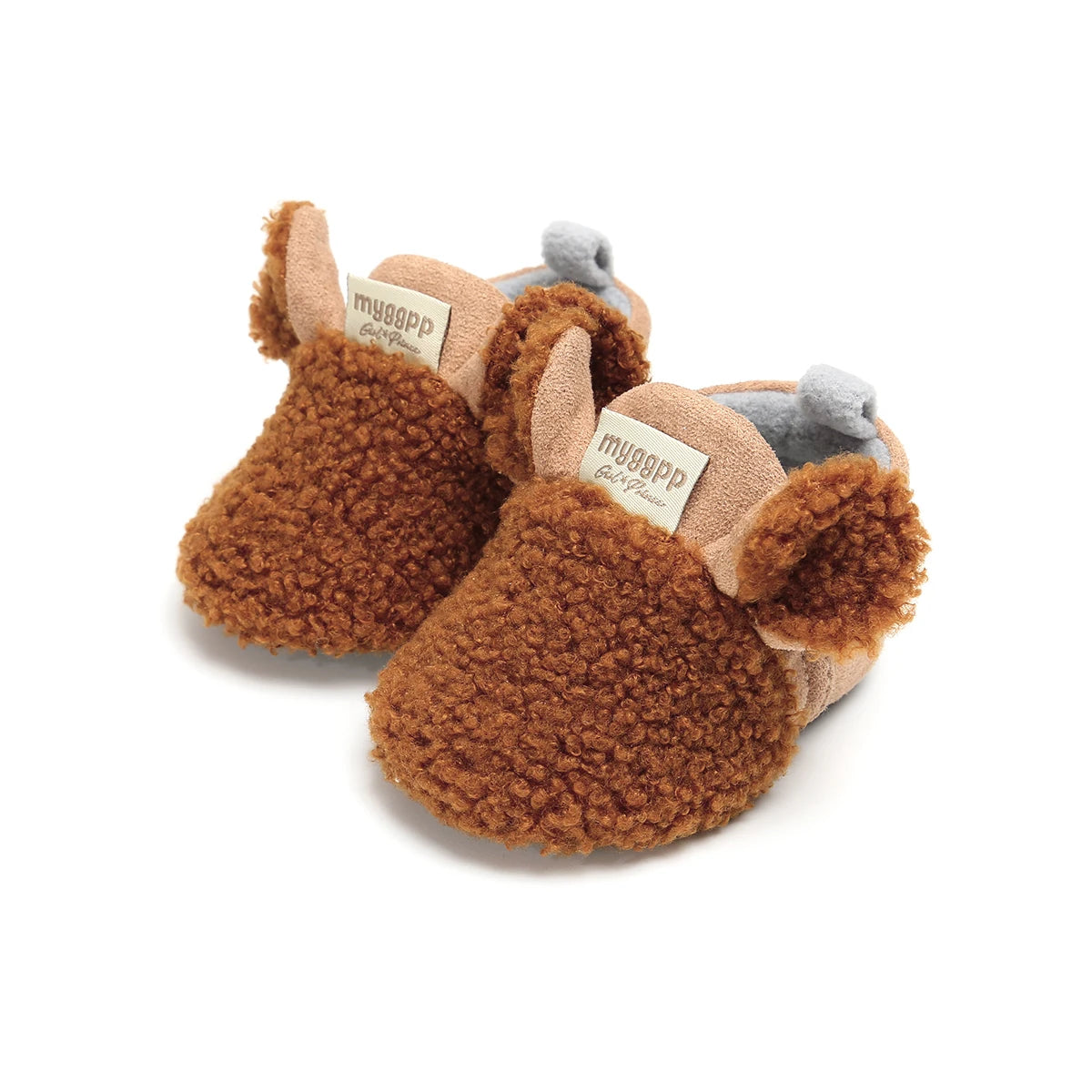 Lioraitiin Winter Toddler Crib Shoes – Warm Newborn Infant Sneakers with Soft Sole, Cozy Baby Boy & Girl Footwear