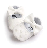 PUDCOCO Bow-Knot Soft‐Sole Newborn Pre-Walker Sneakers Unisex