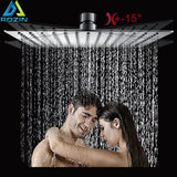 16-Inch Ultrathin Stainless Steel Rainfall Shower Head – Wall-/Ceiling-Mount High Flow