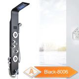 Intelligent LED Shower Panel System with LCD Display & 6 Modes – Rain, Waterfall, Massage Jets 🌧️