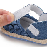 Floral Soft Crib Shoes for Newborn Baby Girls – Anti-Slip Prewalker Sneakers