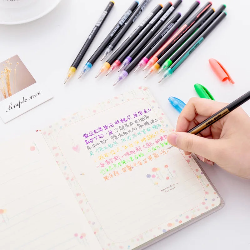 48-Color Sketch Pen Marker Set – Dual-Tip Art & Drawing Pens for School & Hobby 🎨