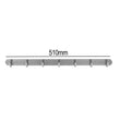 Multi-Hook Wall Rack – 5/6/7 Holes, Wall-Mounted Hooks for Coats, Towels, Hats & Bags