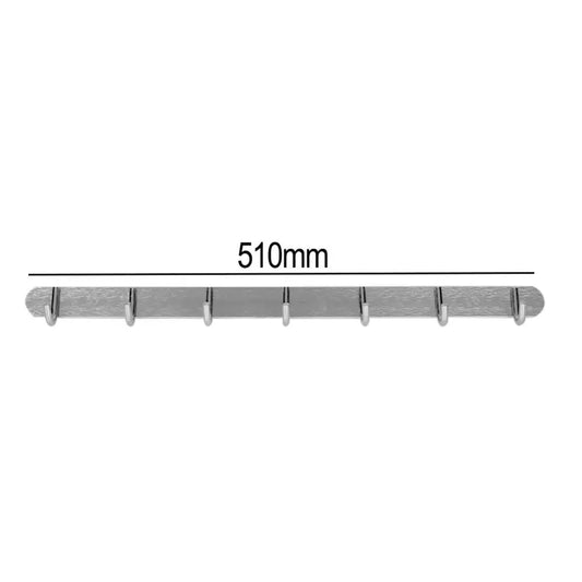 Multi-Hook Wall Rack – 5/6/7 Holes, Wall-Mounted Hooks for Coats, Towels, Hats & Bags