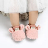 Lioraitiin Winter Toddler Crib Shoes – Warm Newborn Infant Sneakers with Soft Sole, Cozy Baby Boy & Girl Footwear