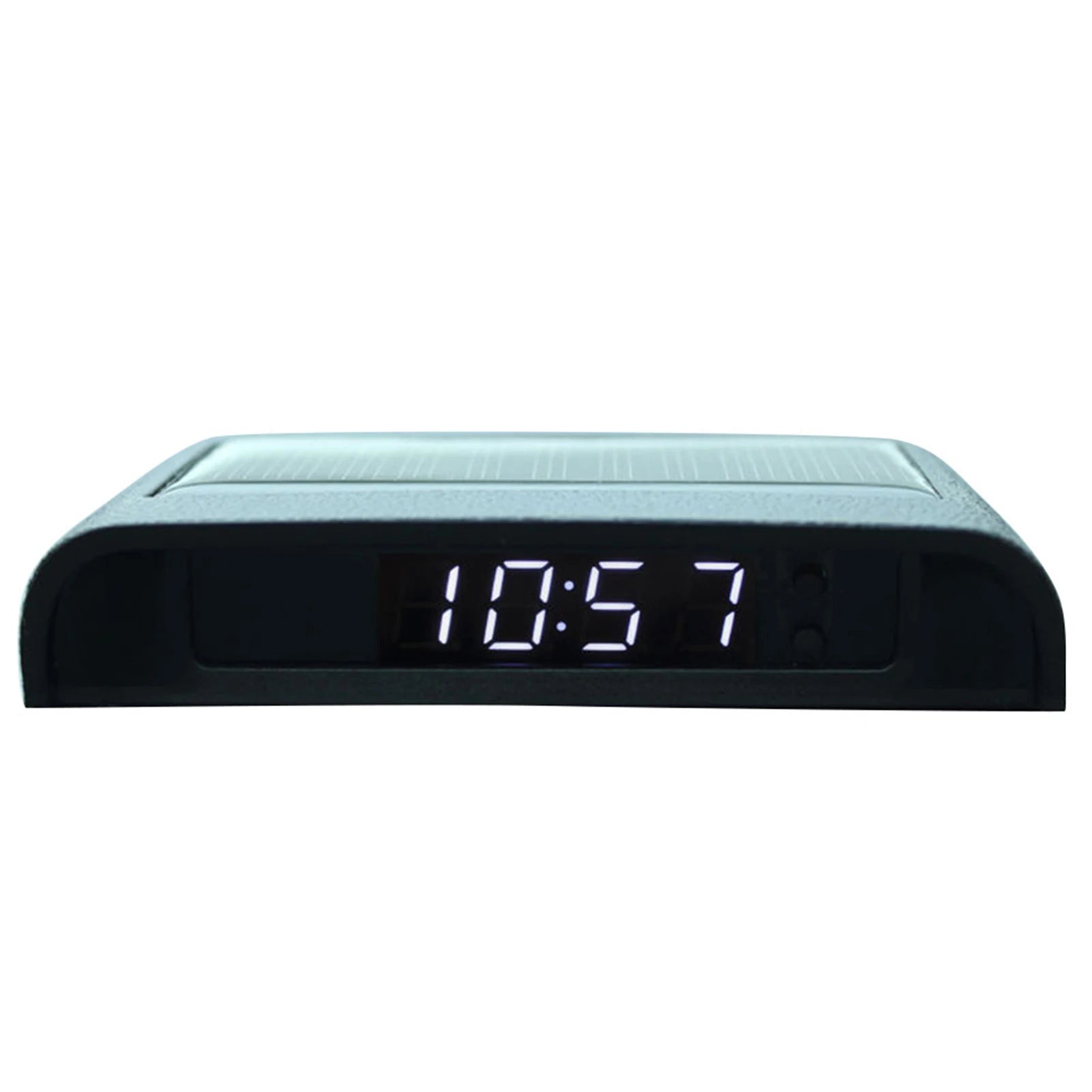 Portable Car Dashboard Clock – Solar Digital LCD Clock with Backlight & Temperature Display for Auto Interior