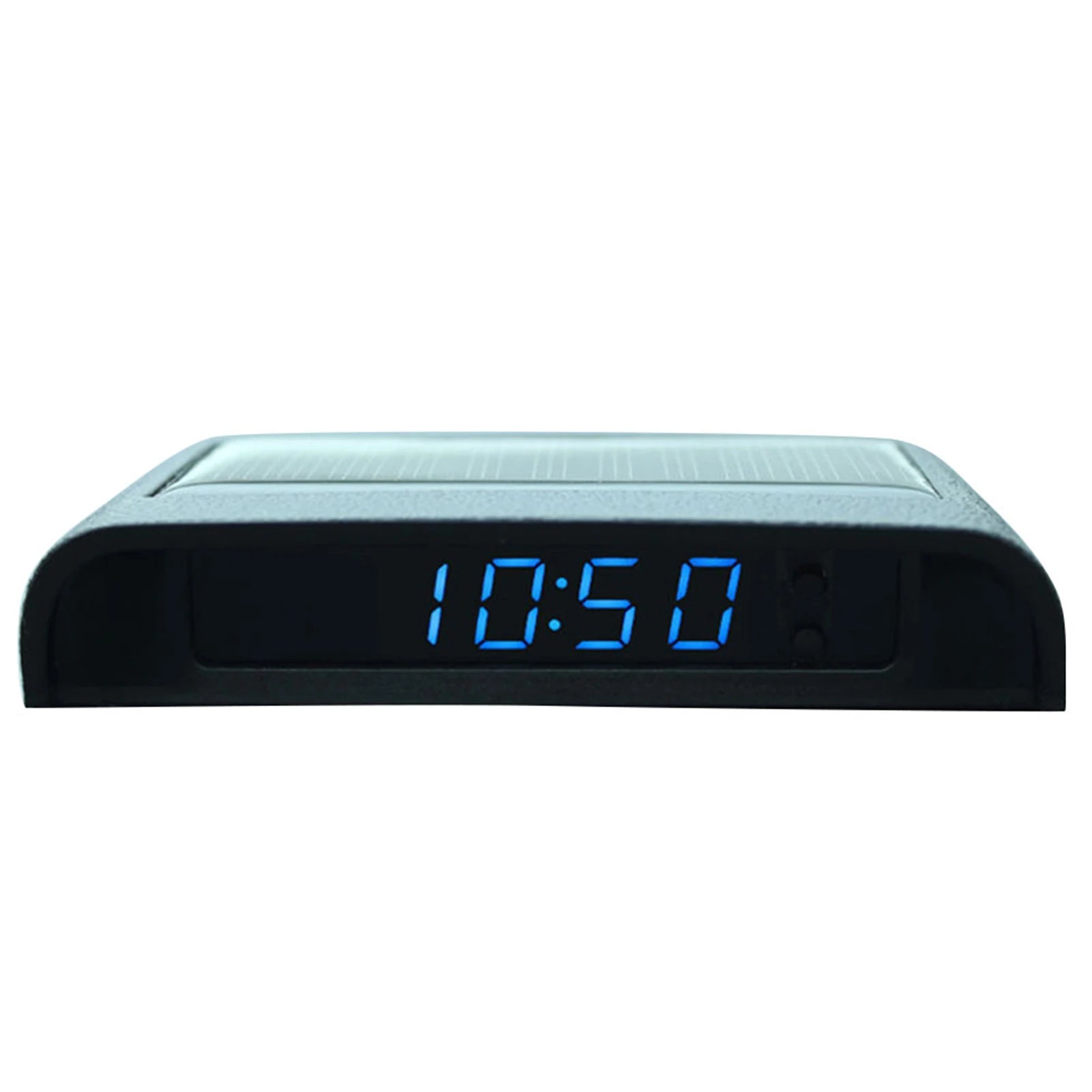 Portable Car Dashboard Clock – Solar Digital LCD Clock with Backlight & Temperature Display for Auto Interior