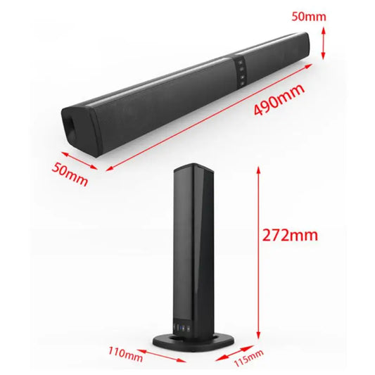 20W Bluetooth Speaker – Foldable Split Design Soundbar for TV & PC with Powerful Stereo Audio