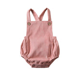 Pydcoco Baby Velvet Cotton Bodysuit – Unisex Sleeveless Jumpsuit Outfit for Newborns & Infants 0–24M (5 Colors)
