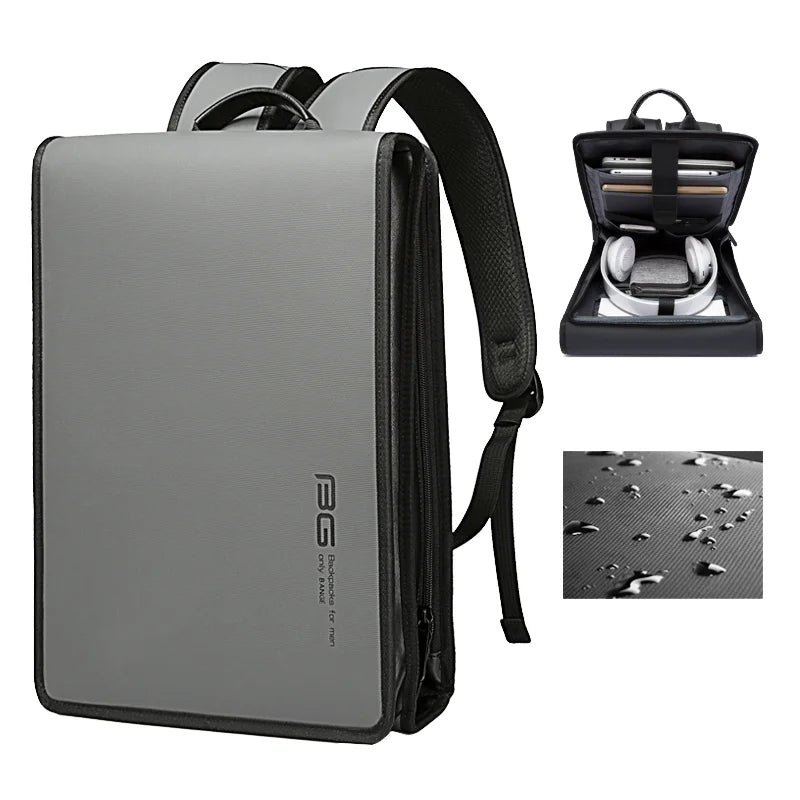 Bange 7252 Erkek Oxford Su Geçirmez Laptop Sırt Çantası 14 inç Siyah