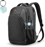 Design Travel Laptop Backpack with RFID Protection & USB Charging – 16″ College & Business Backpack (Black)