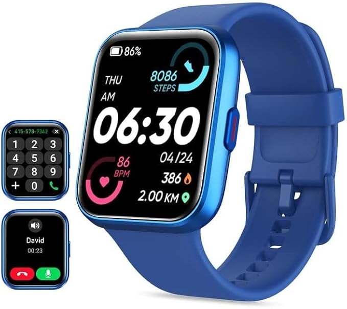 Pro Series 8 Smart Watch with Alexa Built-in & Bluetooth Calling – 1.8" HD Screen, 100+ Sports, SpO2 & Heart Rate Monitor
