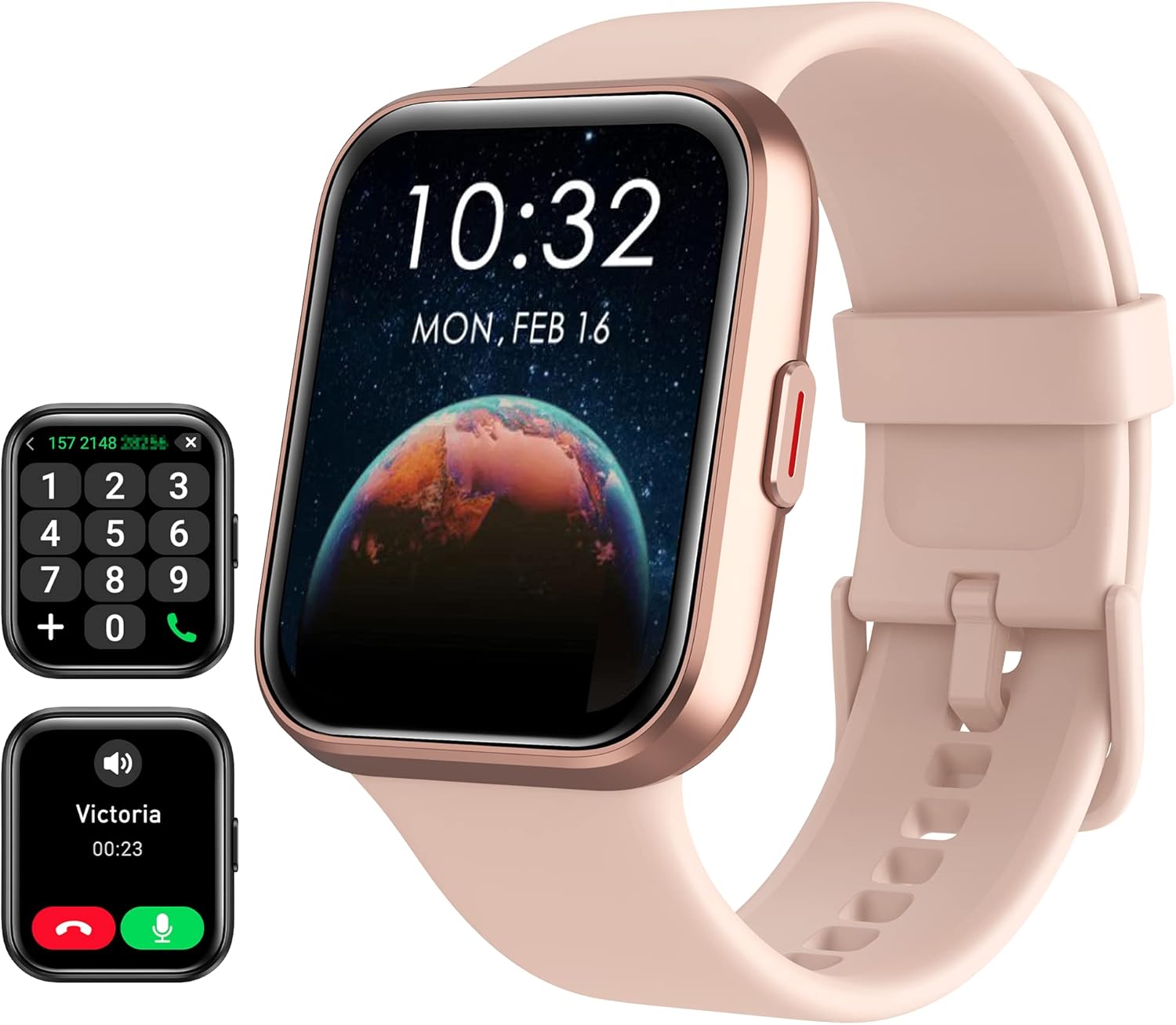 Pro Series 8 Smart Watch with Alexa Built-in & Bluetooth Calling – 1.8" HD Screen, 100+ Sports, SpO2 & Heart Rate Monitor