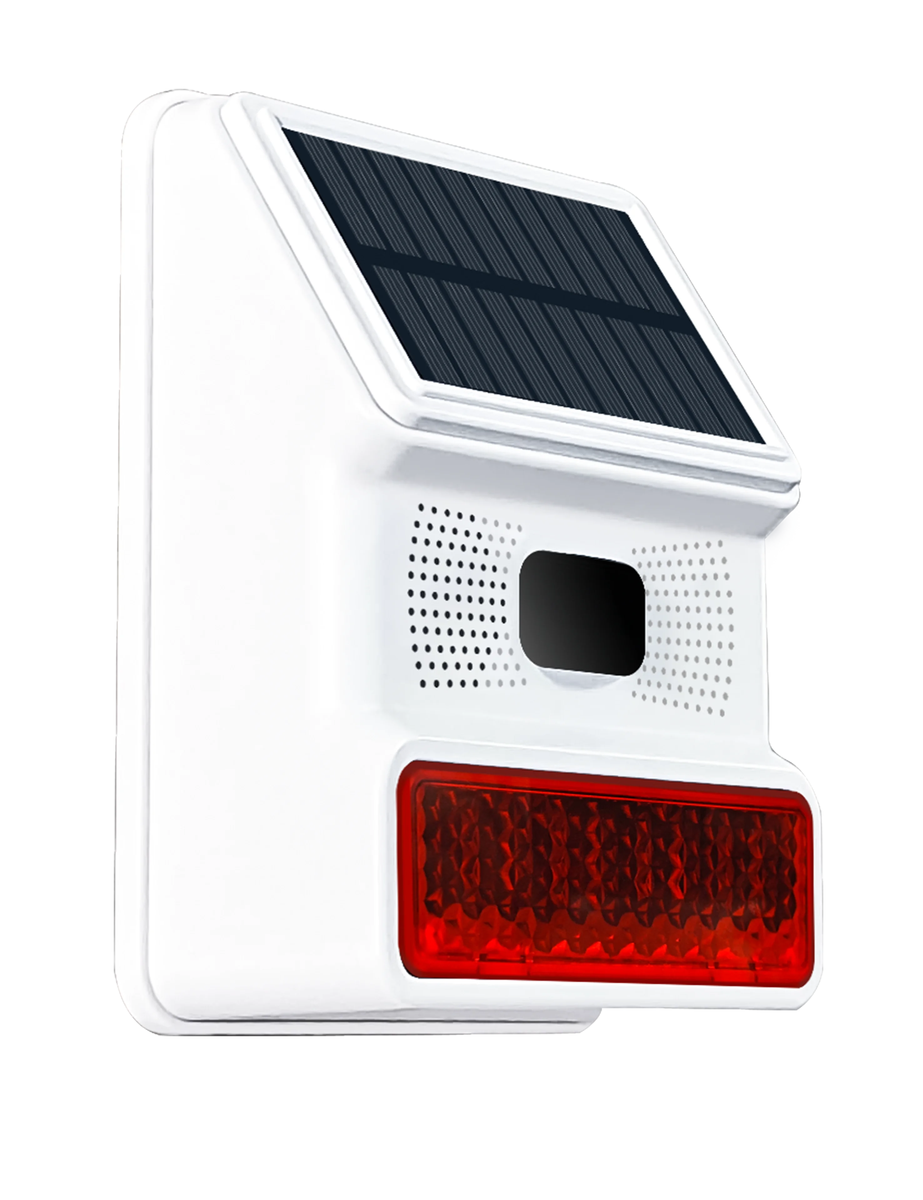 🌞 3PCS Solar Powered Motion Sensor Alarms – 110dB Audible & Visual Strobe Alarms for Farmhouses & Outdoor Security