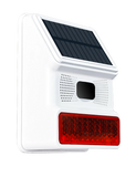 🌞 3PCS Solar Powered Motion Sensor Alarms – 110dB Audible & Visual Strobe Alarms for Farmhouses & Outdoor Security