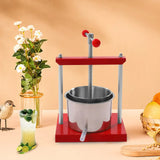 0.8 Gallon Stainless Steel Manual Press – Cheese, Herb, Fruit & Wine Press Machine for Juice, Vegetables & Olive Oil Extraction