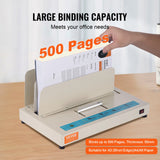VEVOR Thermal Binding Machine – 500-Sheet Capacity, 50mm Thickness Binder with Infrared Optical Detection for A3, A4 & A5 Documents