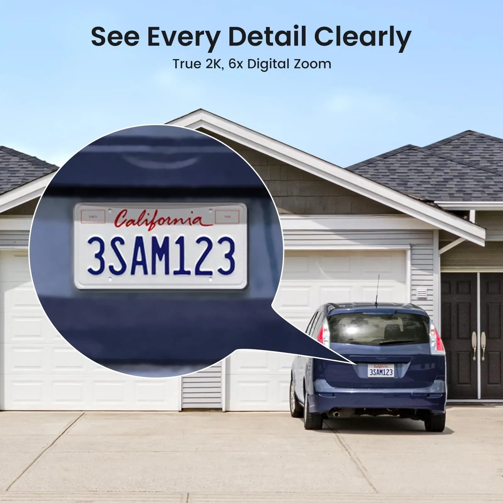 AOSU 3MP Wire-Free Solar Security Camera – Outdoor 100% Wireless CCTV with Built-In Battery, Night Vision & 2-Way Audio (4/8/12PCS Set)