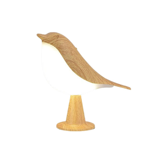 🕊️ LED Nightstand Lamp – Magpie Shape Touch Sensor Lamp with Aromatherapy Diffuser & 3-Level Brightness for Dorm & Bedroom