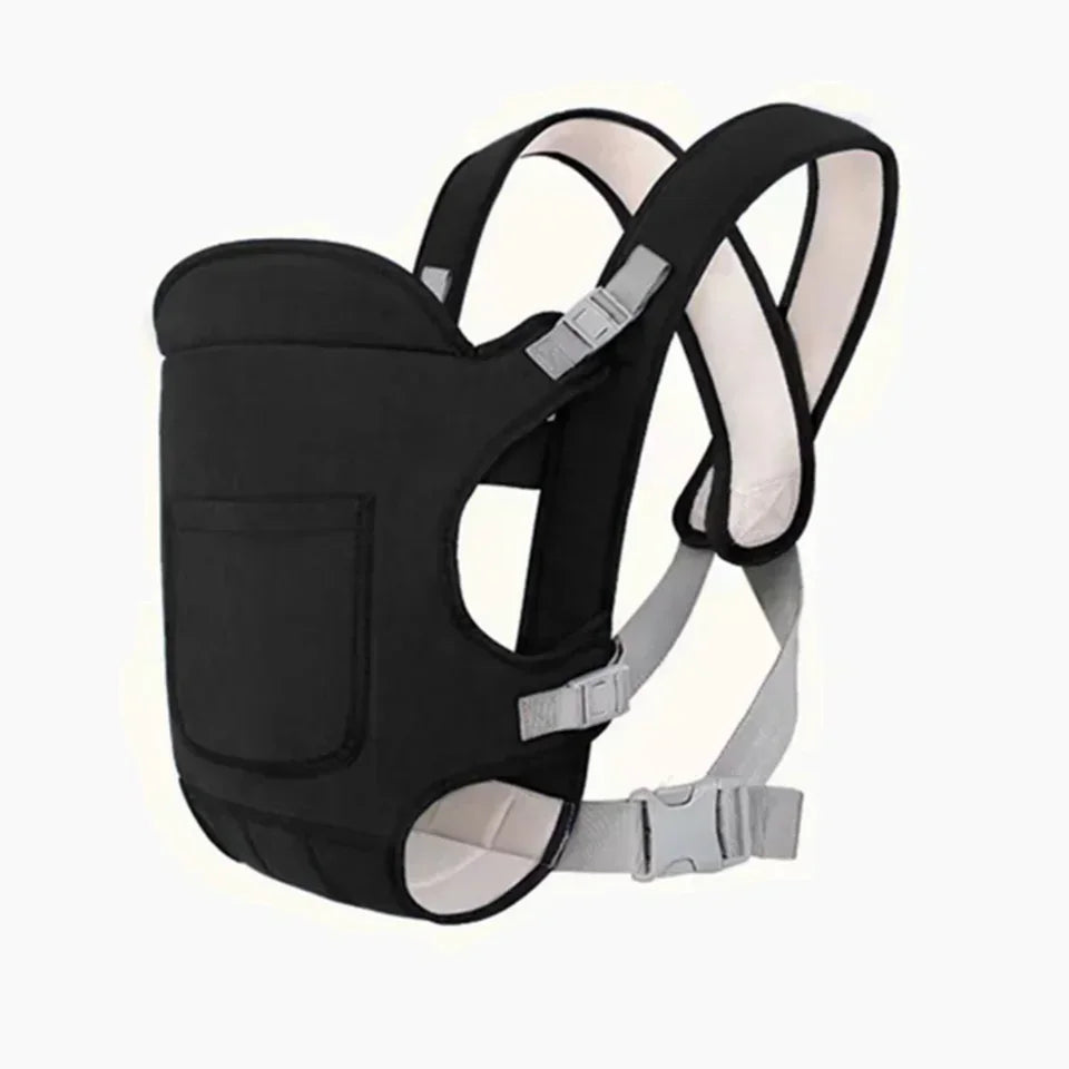 4-in-1 Ergonomic Baby Carrier Backpack – Breathable Newborn Sling with Hipseat & Waist Belt (Smart Design for Comfort & Support)