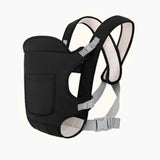 4-in-1 Ergonomic Baby Carrier Backpack – Breathable Newborn Sling with Hipseat & Waist Belt (Smart Design for Comfort & Support)