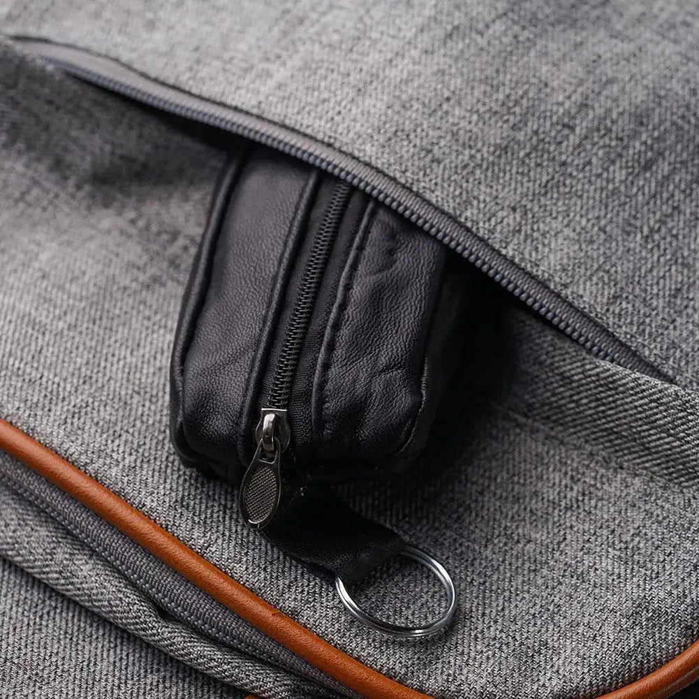 Genuine Leather Keychain Change Bag For Men Women FashiGenuine Leather Keychain Change Bag – Unisex Mini Clutch Organizer & Portable Coin Storage Pouchonable Clutch Key Holder Organizer Mini Portable Coin Change Storage Bag