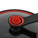 Red Stainless Steel Micro Pressure Cooker – Non-Stick Coated Pot for Quick Meals & High-Pressure Cooking