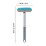 3-in-1 Pet Hair Remover Brush – Long Handle Cleaning Tool for Cat & Dog Fur, Window Brush & Multi-Surface Pet Hair Cleaner