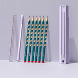 NBX Multi-Function Cute Pencil Box Hexagonal Standing Pen Holder Set – Stationery Organizer & Student Gift 🎁