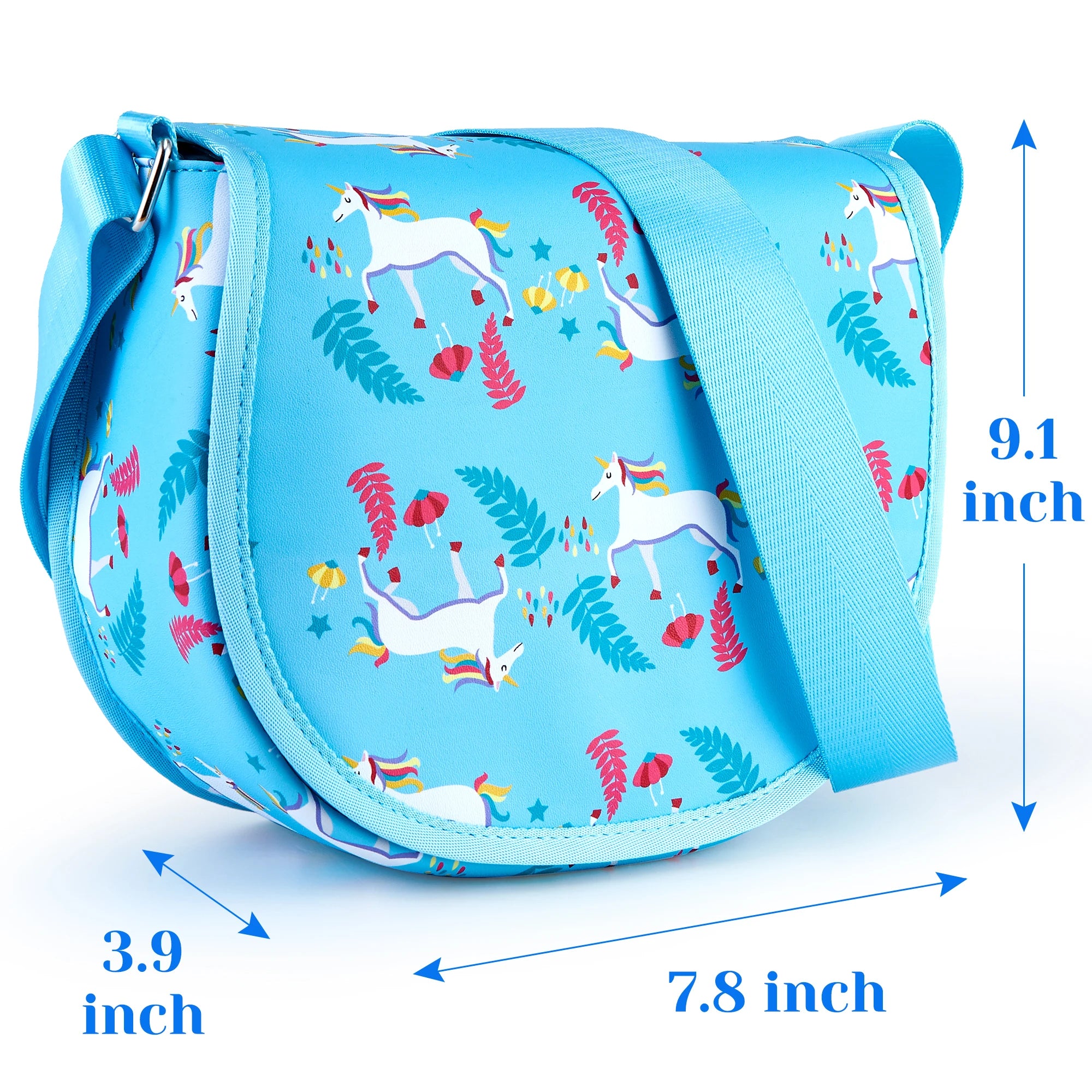 PVC U-Shaped Girls Shoulder Bag – Transparent Purse with Nylon Strap | Cute Lightweight Shoulder Bag Gift for Girls