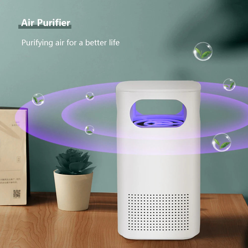 Desktop USB Rechargeable Air Purifier – Compact Filtered Odor & Formaldehyde Remover for Home & Bedroom