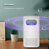 Desktop USB Rechargeable Air Purifier – Compact Filtered Odor & Formaldehyde Remover for Home & Bedroom