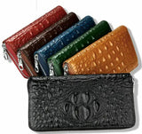 Women’s Crocodile PU Leather Wallet – Large-Capacity Organizer Clutch with Phone Pocket & Credit Card Holder