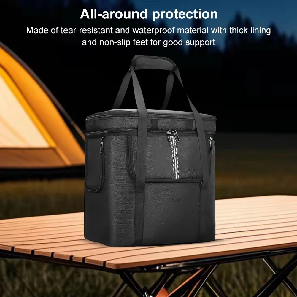 Waterproof Carrying Case for BLUETTI AC180 – Travel Storage Bag with Shoulder Strap & Handle