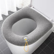 Thickened Fleece-Lined Universal Waterproof Toilet Seat Cover Pad – All-Season Comfort & Hygienic Protection