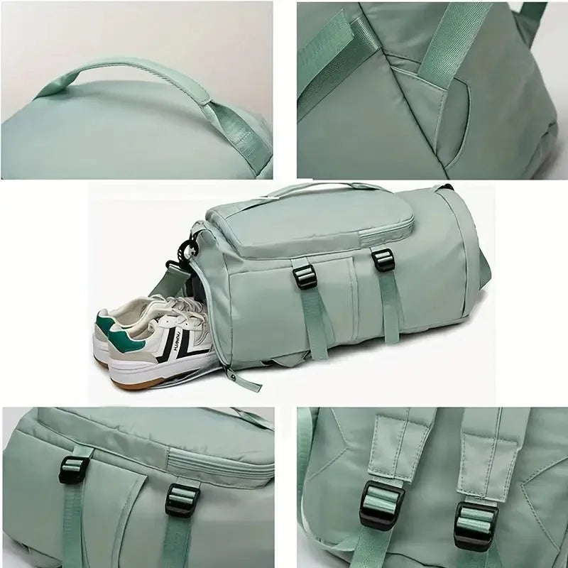 Women’s Large-Capacity Travel Duffel Bag – Waterproof Oxford Carry-On Tote with Shoulder Strap | Multi-Use Storage Handbag