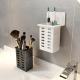Wall-Mounted Toothbrush & Toothpaste Stand – Single-Functional Storage Rack for Bathroom