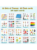 Interactive Talking Flash Cards – 384 Sight-Words Learning Set for Toddlers (Alphabet, Colors, Numbers & Shapes) 📚🔊